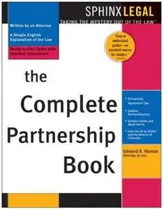 The Complete Partnership Book (Sphinx Legal) by  Edward A. Haman 