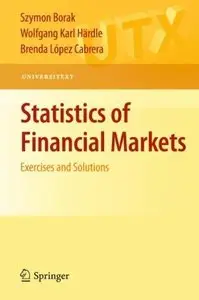 Statistics of Financial Markets: Exercises and Solutions (repost)