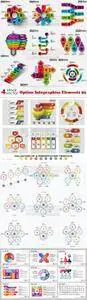 Vectors - Option Infographics Elements 93