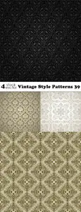 Vectors - Vintage Style Patterns 39