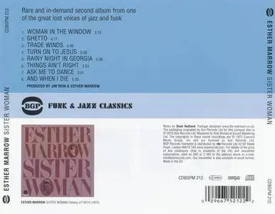 Esther Marrow - Sister Woman (1972) {Fantasy--BGP Reissue CDBGPM212 rel 2010}