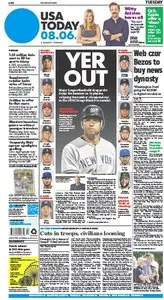 USA Today August 06 2013