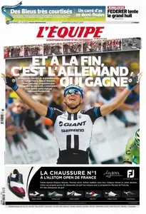 L'Equipe - Dimanche 6 Juillet 2014