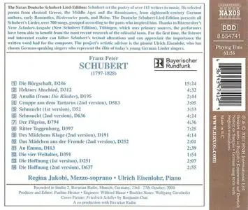 Regina Jakobi, Ulrich Eisenlohr - Franz Schubert: Schiller-Lieder, Vol.2 (2002)