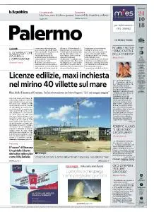 la Repubblica Palermo - 24 Ottobre 2018