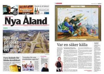 Nya Åland – 20 april 2018