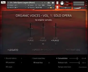 Organic Samples Organic Voices Vol 1 - Solo Opera v1.1 KONTAKT