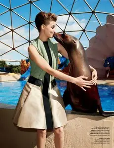 Lindsey Wixson by Terry Richardson for Harper's Bazaar Korea June 2012