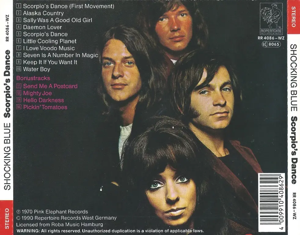 Shocking Blue - Scorpio's Dance (1970) {1990, Reissue}   Avaxhome