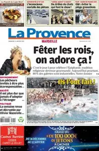 La Provence Du Dimanche 04 Janvier 2015