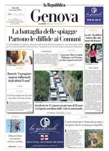 la Repubblica Genova - 4 Gennaio 2024