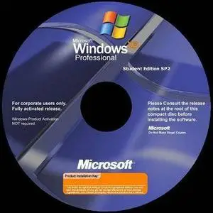 Microsoft Windows XP Pro Student Edition x86 NoPE ISO