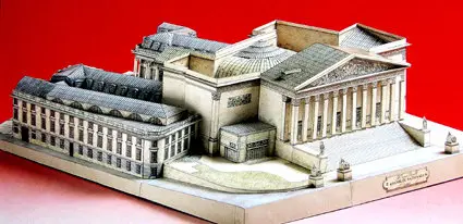 Detailed Architectural Paper Model (N°21)