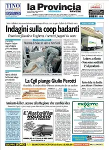 LA PROVINCIA PAVESE 16 GENNAIO 2010