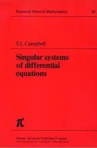 Singular systems of differential equations