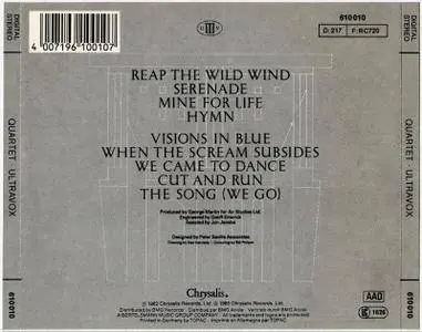 Ultravox - Quartet (1982) Re-up
