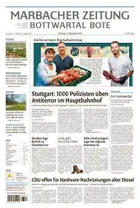 Marbacher Zeitung - 11. September 2018