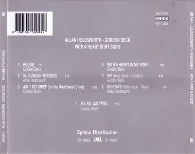 Allan Holdsworth & Gordon Beck - With a Heart in My Song (1988)