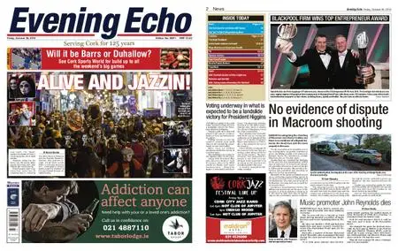 Evening Echo – October 26, 2018