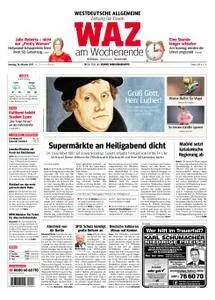 WAZ Westdeutsche Allgemeine Zeitung Essen-Steele/Kray - 28. Oktober 2017
