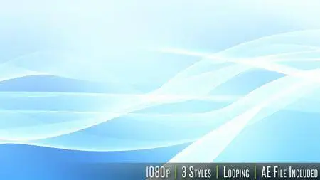 HD Flowing Wave - Series of 3 - Loop With AE File - Motion Graphics (VideoHive)