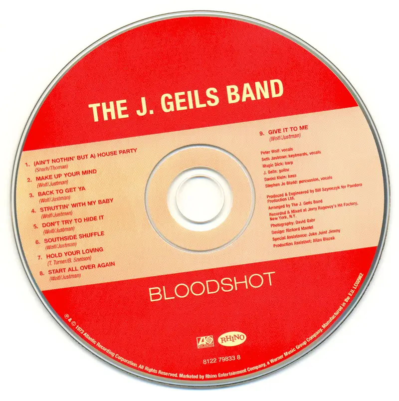 the j. geils band back to get ya