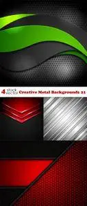 Vectors - Creative Metal Backgrounds 21