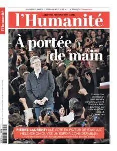 L'Humanité du Vendredi 21 Avril 2017