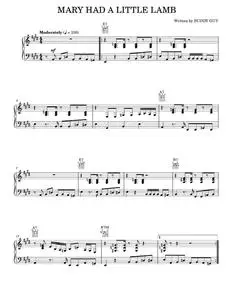 Mary Had A Little Lamb - Buddy Guy, Stevie Ray Vaughan (Piano-Vocal-Guitar)