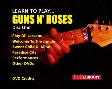 Learn to Play Guns N Roses - Volume 1