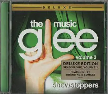 Glee - The Music - Vol. 3 (Showstoppers) Deluxe Ed. (2010, Columbia # 88697 72093 2)