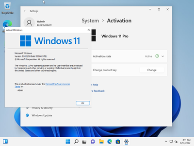 Windows 11 Pro Build 22000.978 (No TPM Required) Preactivated Multilingual