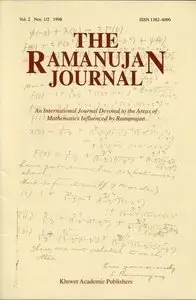 The Ramanujan Journal Vol.2, Nos.1-2, March 1998