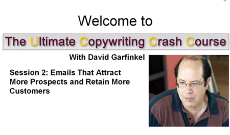 David Garfinkel - Ultimate Copywriting Crash Course
