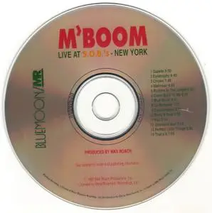 M'Boom - Live at S.O.B.'s - New York (1992) {Bluemoon Recordings R2 79182}