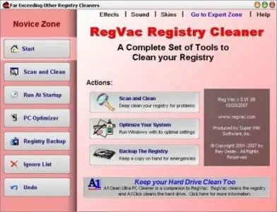 Portable RegVac Registry Cleaner 5.01.21