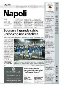 la Repubblica Napoli - 8 Ottobre 2018
