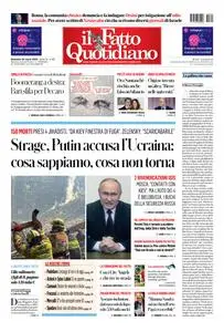 Il Fatto Quotidiano - 24 Marzo 2024