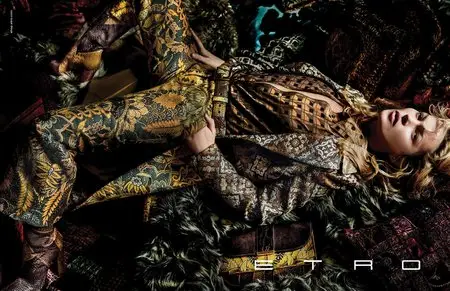 Kate Moss and Nick Fouquet by Mario Testino for Etro Fall/Winter 2015-2016