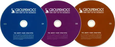 Groundhogs - Thank Christ For Groundhogs: The Liberty Years 1968-1972 (2010) 3CD Box Set