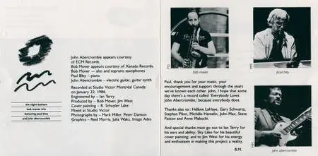 Bob Mover, Paul Bley, John Abercrombie - The Night Bathers (1986) {Justin Time JUST 14-2 rel 1991}