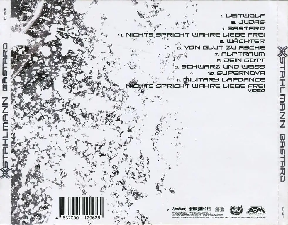 Stahlmann - Bastard (2017) {Enhanced CD}