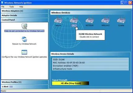 Single Click Wireless Network Ignition 2.0