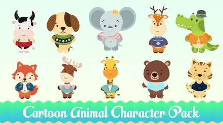 Cartoon Animal Characters Pack 1298222