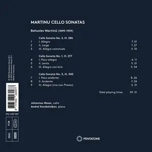 Johannes Moser, Andrei Korobeinikov - Bohuslav Martinů: Complete Cello Sonatas (2022)