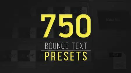 Ultimatum Bounce Presets - After Effects Presets (VideoHive)