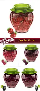 Jam Jar Vector