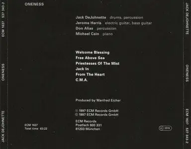 Jack DeJohnette - Oneness (1997) {ECM 1637}