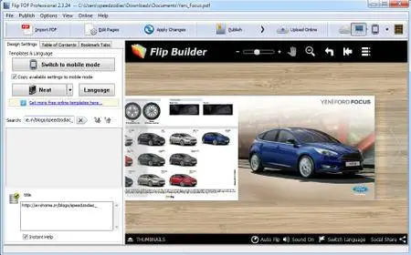 FlipBuilder Flip PDF Professional 2.3.24 Multilingual Portable