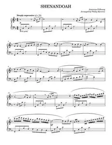 Shenandoah - American Folk Song (Piano Solo)